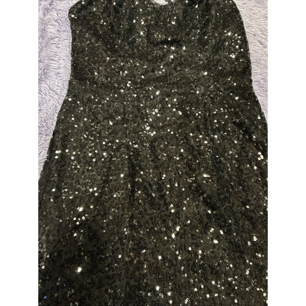 Jules and Cleo Black Shimmery Prom/Evening Gown Size 4